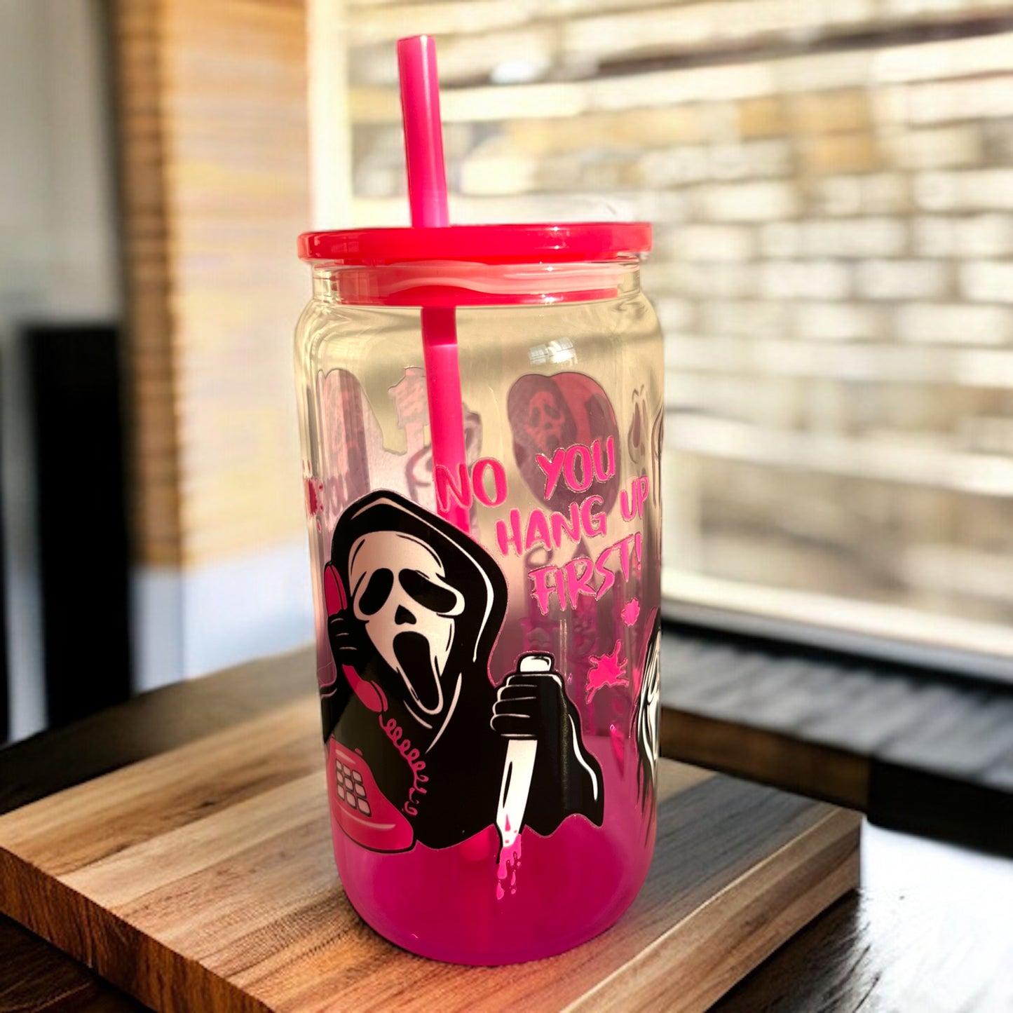 Glass cups with Acrylic Lids