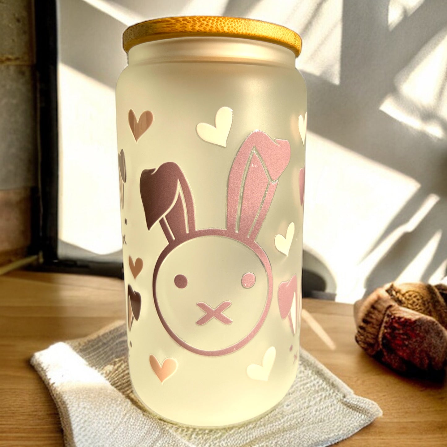 Glass cups with Acrylic Lids