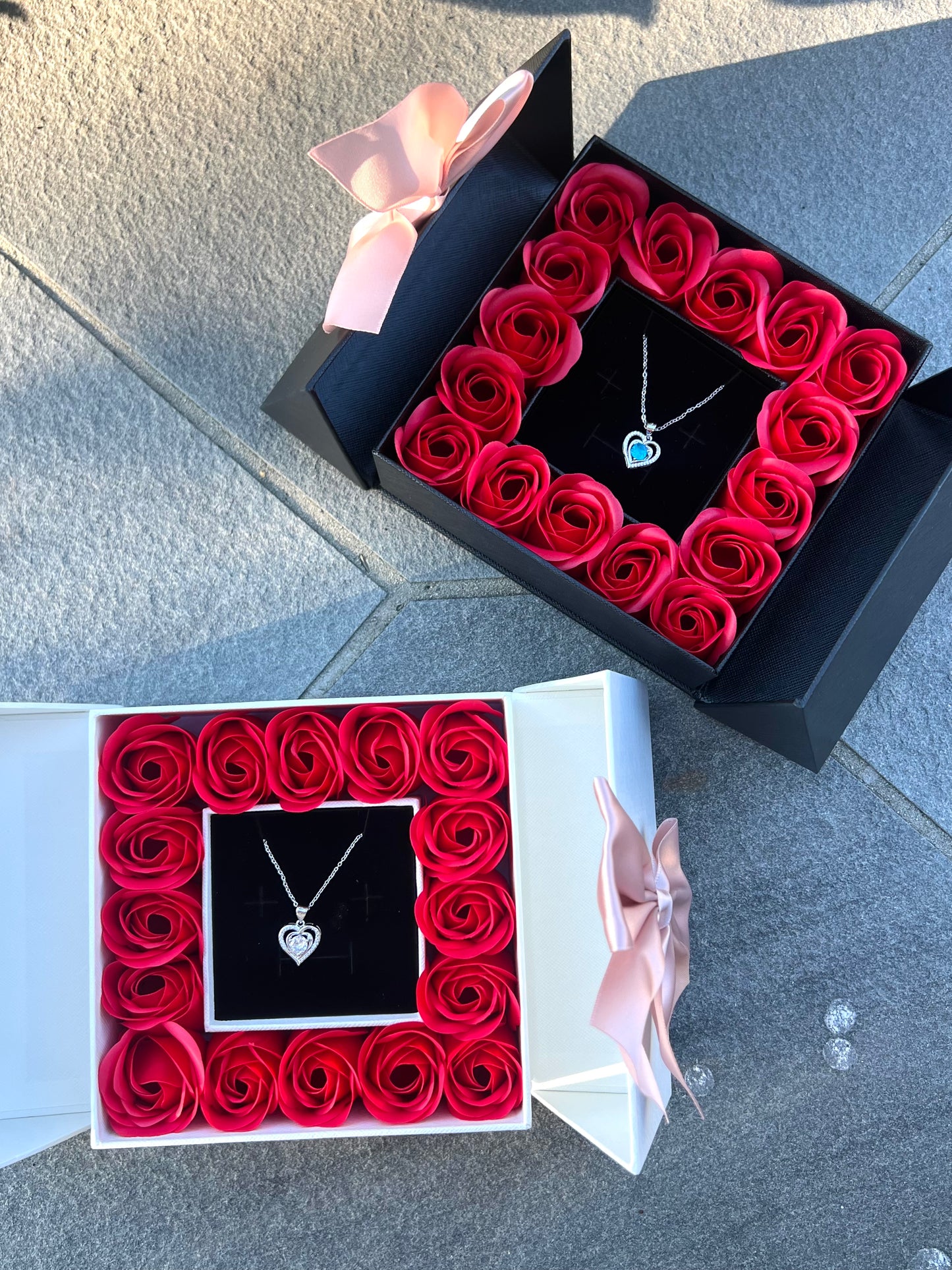 Eternal Love Heart Necklace with Gift Box