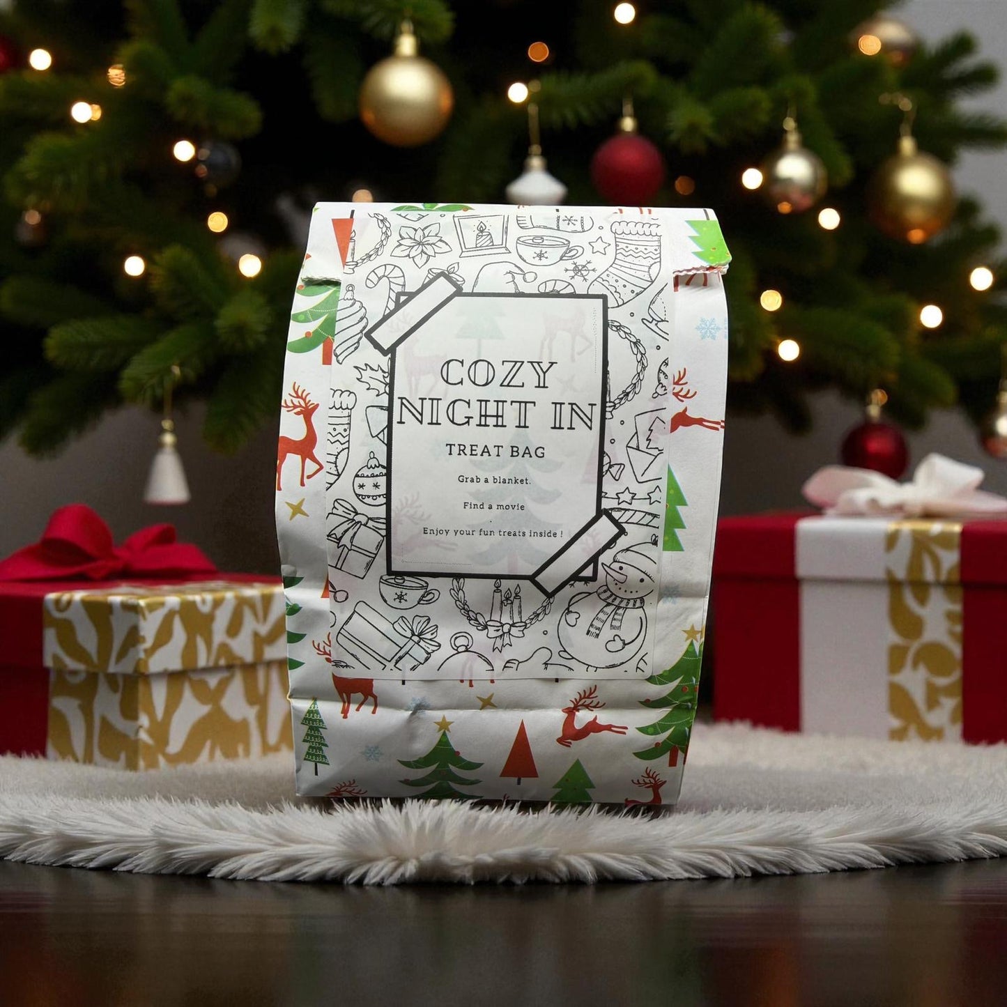 Cozy Night In Holiday Treat Bag