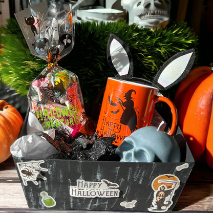 Spooky Delights Halloween Boo Basket