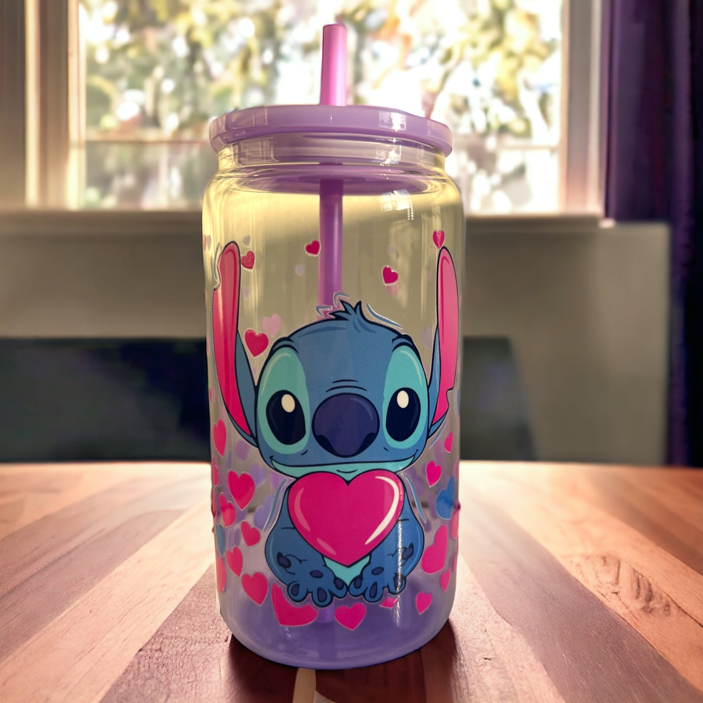 Glass cups with Acrylic Lids