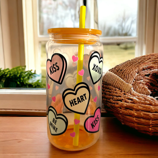 Glass cups with Acrylic Lids