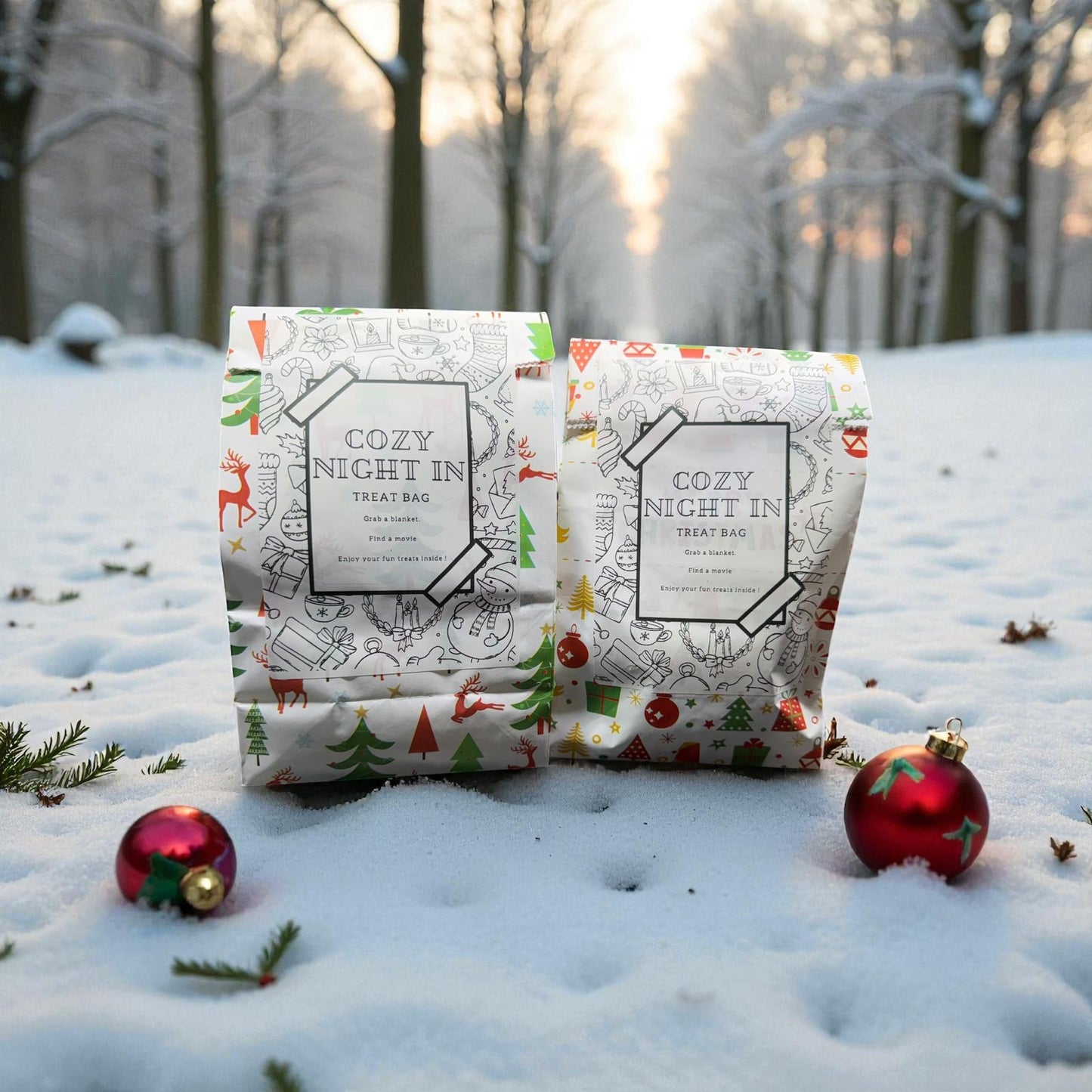 Cozy Night In Holiday Treat Bag